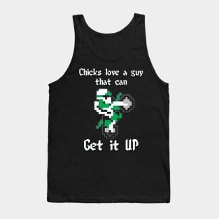 Get it up Excite Bike Green Tank Top